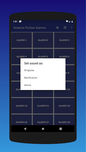 Science Fiction Alarms Screenshot 3