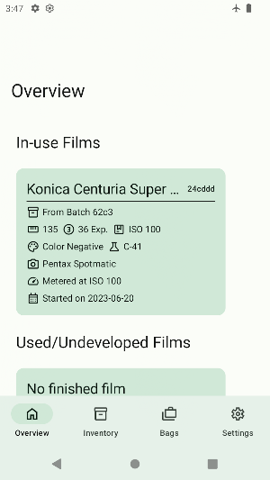 poc's Film Tracker Screenshot 0