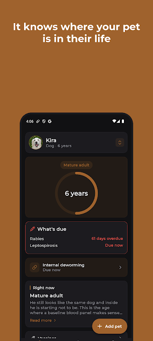 My Pets Tracker Screenshot 0