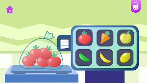 Kids Supermarket Shopping Game Screenshot 1