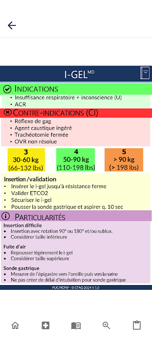 Guide d'intervention clinique Screenshot 2