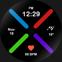 Abstract night - watch face