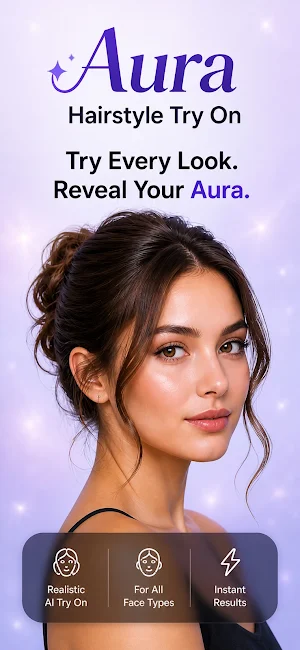 Aura Hairstyle,Wardrobe,Looks Screenshot 0