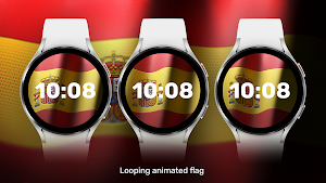 Spain Flag Watch Face Screenshot 1