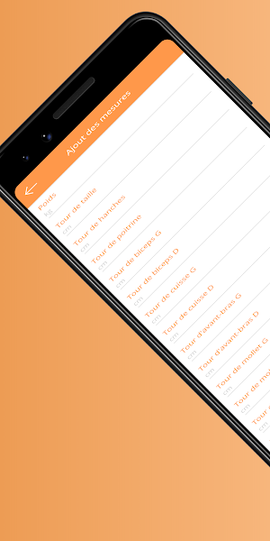 Body measurement - Coach Me Screenshot 1