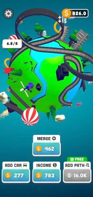 Planet Car Track Screenshot 1