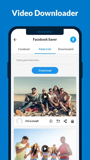 Video Downloader for Instagram, Whatsapp & FB Screenshot 2