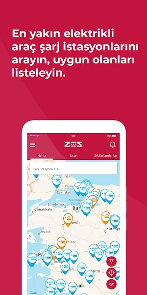 ZES - Araç Şarj İstasyon Ağı Screenshot 1
