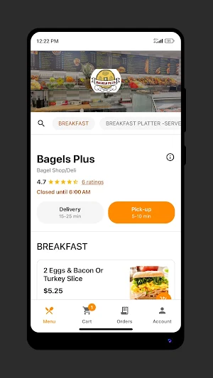 Bagels Plus Café Screenshot 2