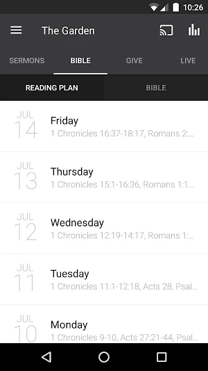 The Garden Church App Screenshot 1