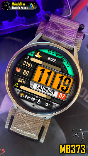 Digital Watch Face MB373 Screenshot 3