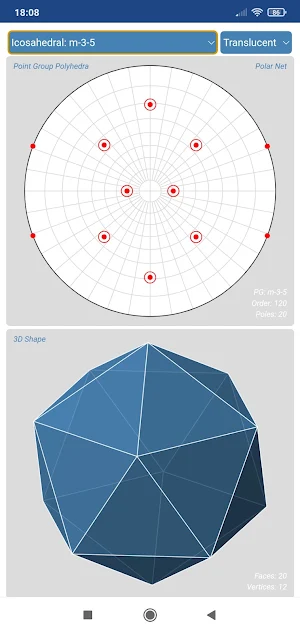 Point Group Polyhedra Screenshot 1