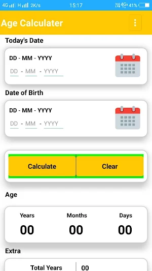 Age Calculator Screenshot 0