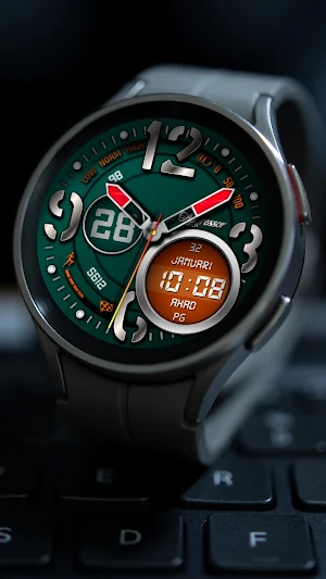 Hybrid Sport Aggres Watch face Screenshot 2