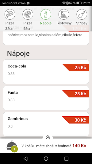 V.I.P Pizza Liberec Screenshot 2