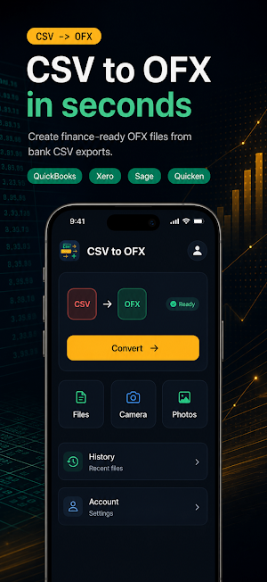 CSV to OFX Converter Screenshot 0