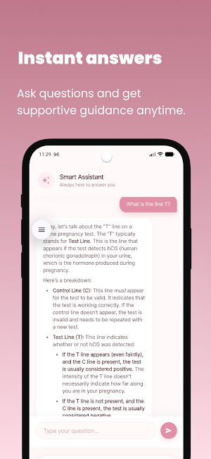 Pregnancy Test Guide & Results Screenshot 3