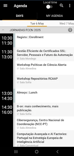 Jornadas FCCN 2025 Screenshot 0