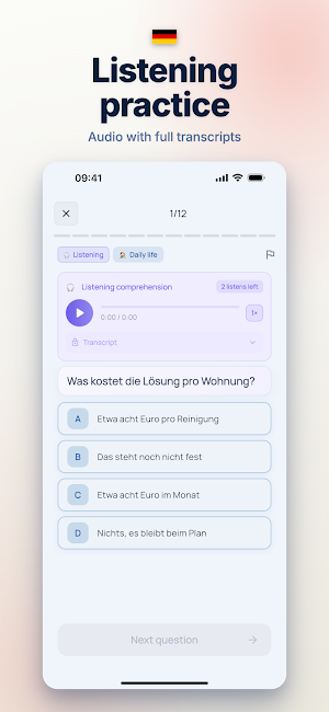 Einbürgerungstest 2026 & DTZ Screenshot 2