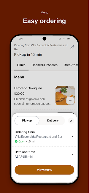 Villa Escondida Restaurant Screenshot 2