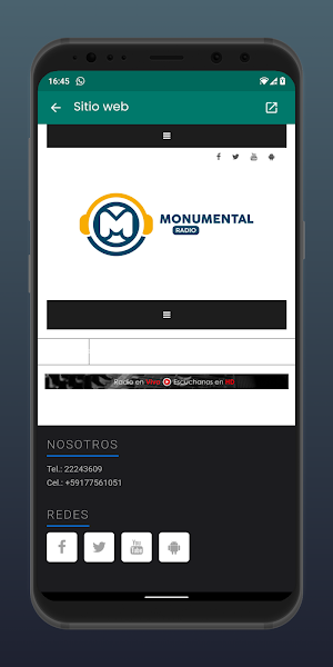 Radio Monumental Bolivia Screenshot 3