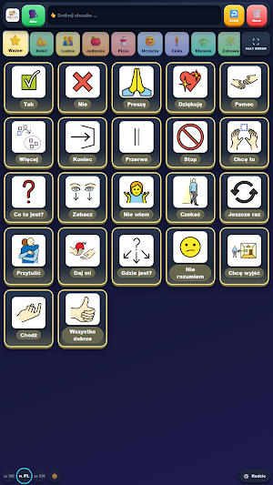 Moj Glosik — AAC communication Screenshot 0