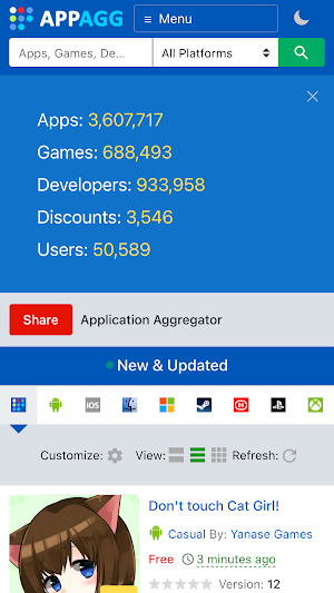 AppAgg: Apps, Games, Deals+RSS Screenshot 0