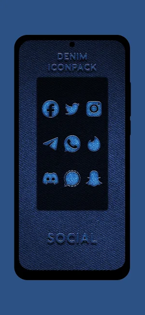 Denim Blue Icon Pack Screenshot 2