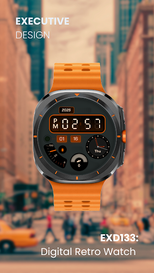 EXD133: Digital Retro Watch Screenshot 2