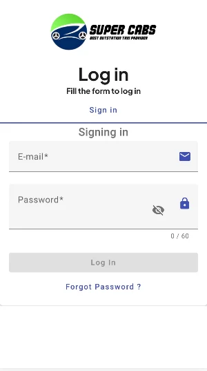 Super Cabs - Driver App Screenshot 1