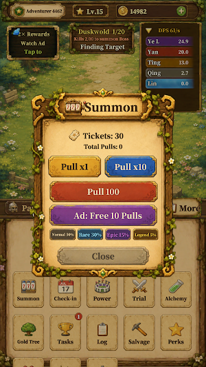 Elemental Summoner: Idle RPG Screenshot 0