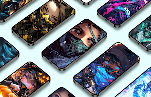 Girl Mask wallpaper Screenshot 0