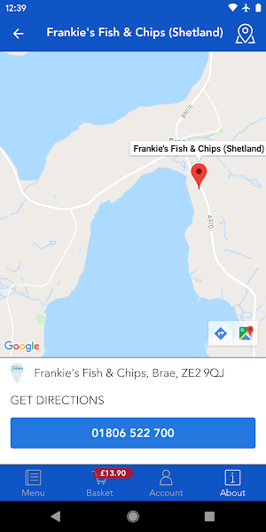 Frankies Fish and Chips Shetland Screenshot 0