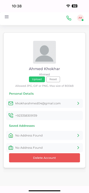 Zasway Passenger App Screenshot 2