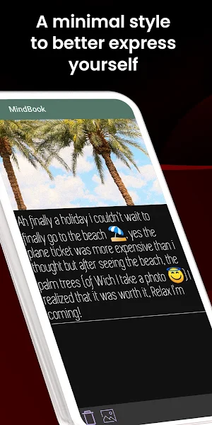 MindBook - Journal, Diary, Notes and thoughts Screenshot 0