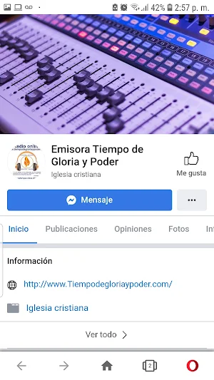 Emisora Online Tiempo de Gloria y Poder Screenshot 3
