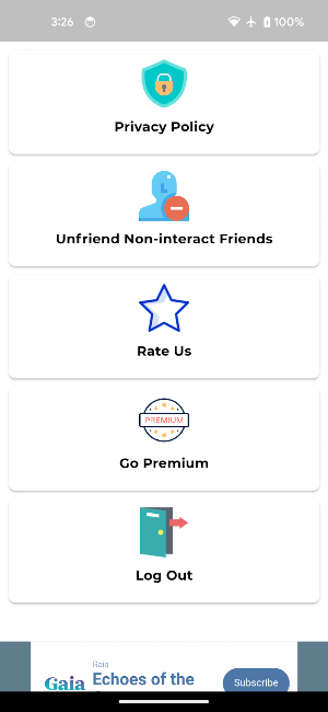 Unfriend Master Screenshot 1