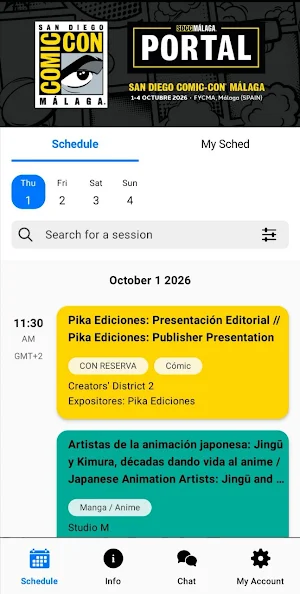 San Diego Comic-Con Málaga Screenshot 0