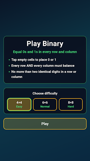 Play Binary Screenshot 0