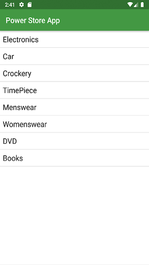 Power Store App Screenshot 1