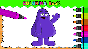 The Grimace Shake Coloring Screenshot 3