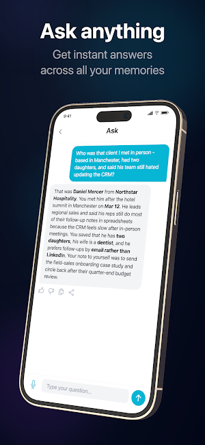 Chronicle - AI Voice Memory Screenshot 2