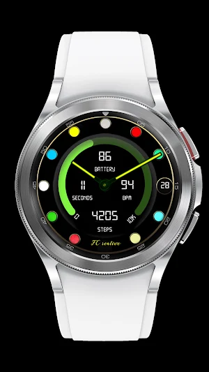 Color Dynamics FC Watch Face Screenshot 0