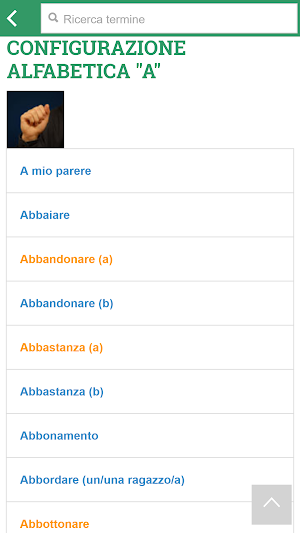 Dizionario LIS Screenshot 3
