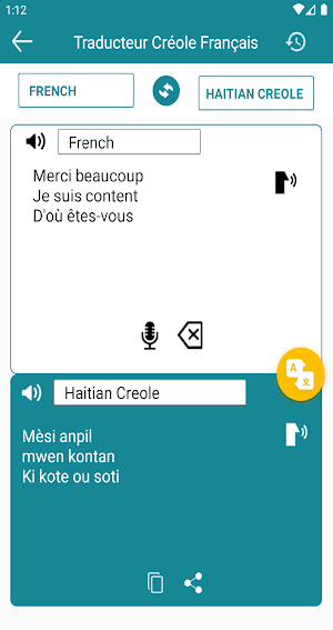 French Creole Translation Screenshot 3