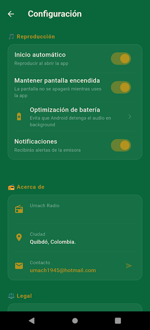 Umach Radio Screenshot 2