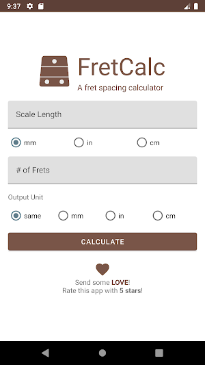 Fret Calculator Screenshot 0