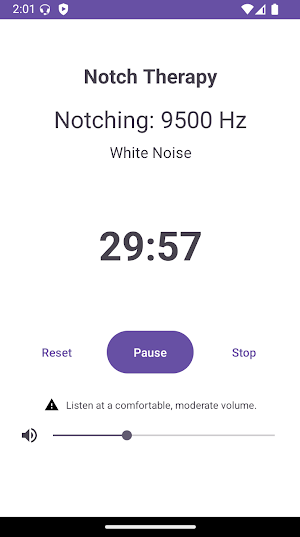 SoundStill Notch Therapy Screenshot 2