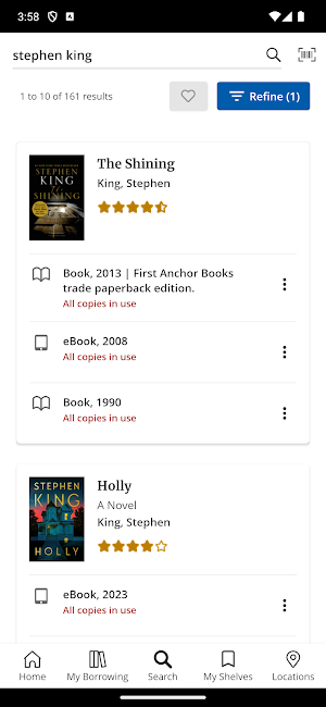 Frisco Library Screenshot 3
