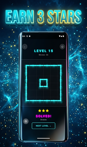 Neon Loop: Pipe Connect Puzzle Screenshot 2